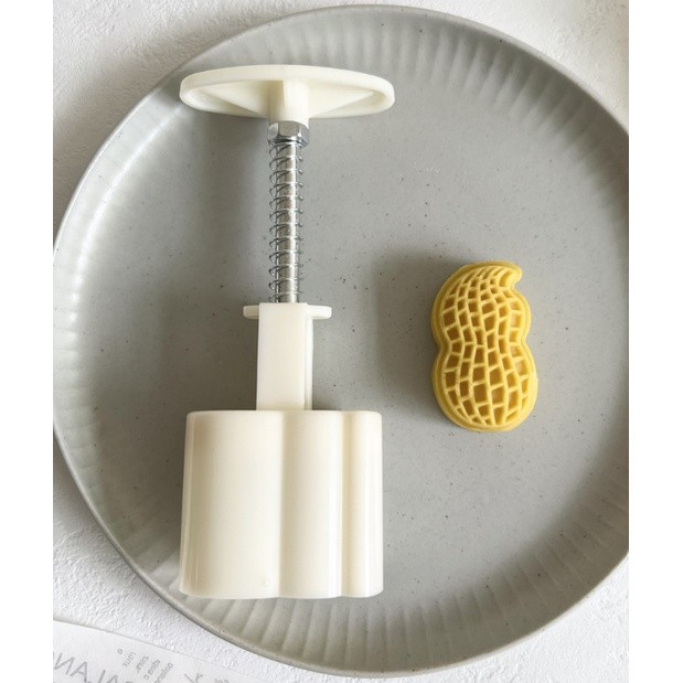 Plastic Mooncake Molds 30g-50g Cookie Cutter Peanut Persimmon Stamp Hand Press Chocolate Moon Cake Mould 柿子花生(2201L) - Image 12