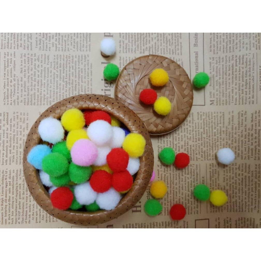 10/12/15/20/25/30mm Mini Fluffy Soft Pom Poms Pompoms Ball Handmade Kids Toys Wedding Christmas Decor DIY Sewing(845L) - Image 12
