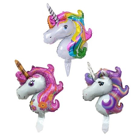 Mini unicorn party aluminum foil balloon wedding birthday party decoration children's toys 迷你独角马铝膜气球 (217L) - Image 2