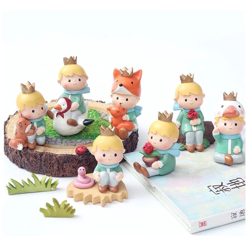 Lovely Little Prince Children Kid Happy Birthday Cake Topper Wedding Party Supplies Baby Shower Girl Boy Fox (935L) - Image 3