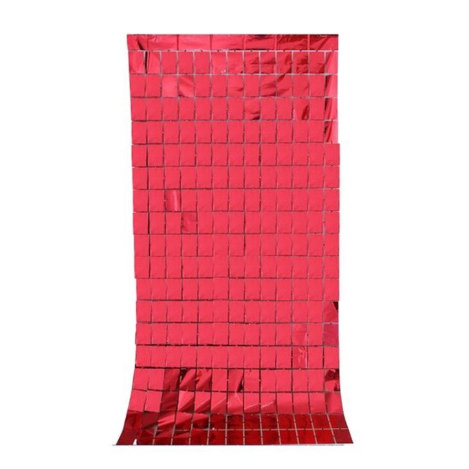 1M*2m Square Rain Curtain Birthday Wedding Party Background Wall Decoration Baby Shower Bright Surface(1915L) - Image 13