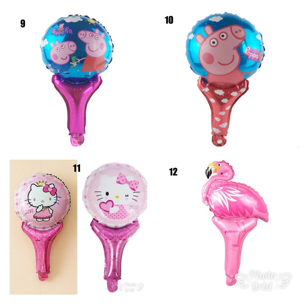 Cartoon Moana/ Princess Hand Sticks Foil Balloons Baby Birthday Wedding Party Decorations Air Globos Kids(295L) - Image 4