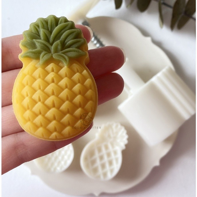 30g/50g Fruit Pineapple/ Pumpkin Shaped Mooncake Mold Stamp Hand Press Chocolate Mould 菠萝南瓜月饼模具(2205L) - Image 9
