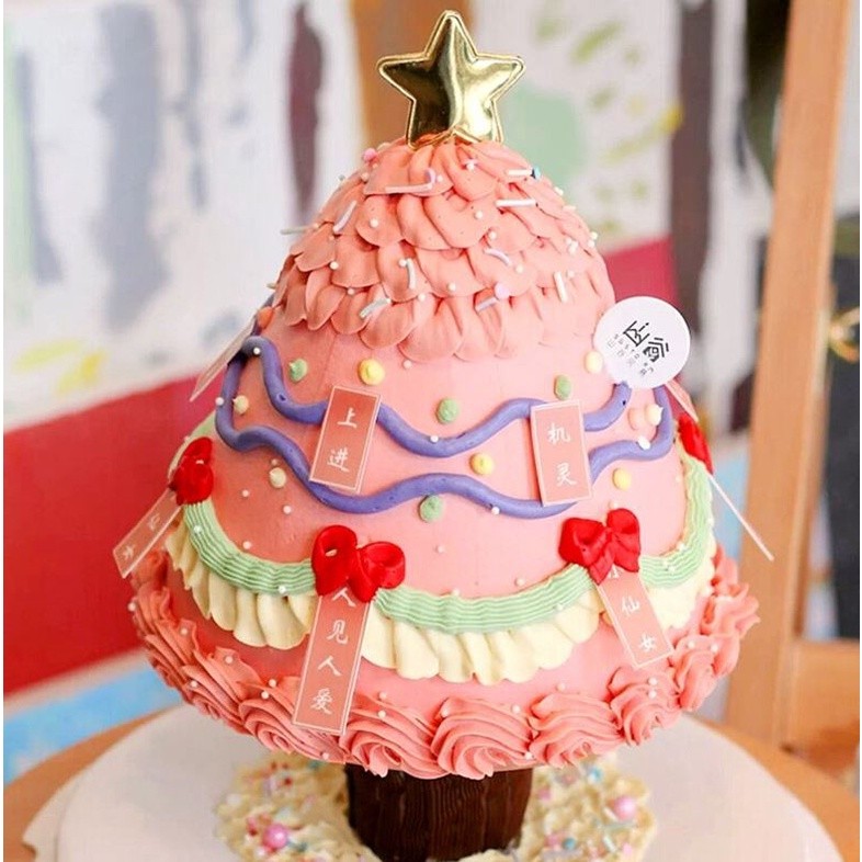Wishing Tree Design Cake Support Frame Creative Cake Stands Decor Cake Dessert Support Spacer Piling 许愿树蛋糕装饰 (1146L) - Image 2