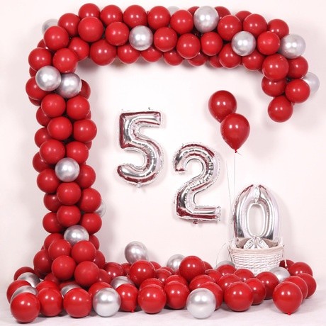 5m Long Birthday Party Balloon Chain(181L) - Image 7