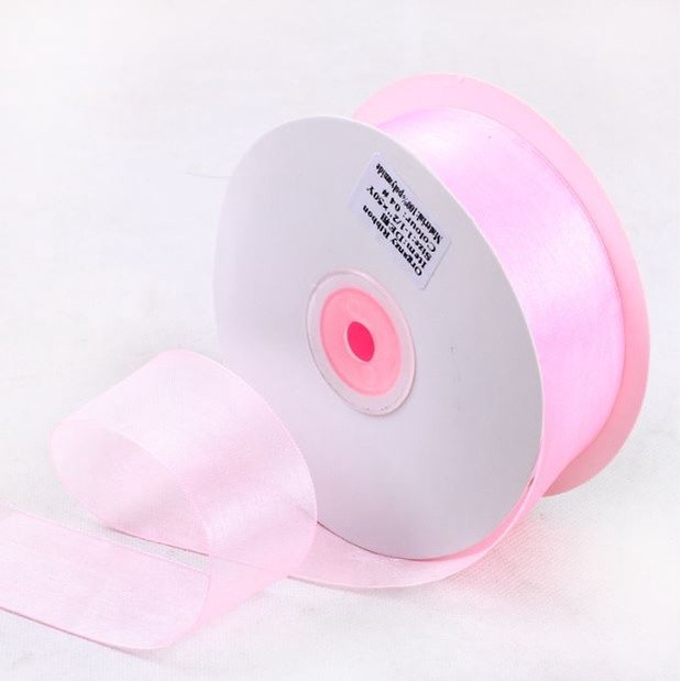 1Yard 4cm Sheer Chiffon Ribbon Organza Satin Ribbons For Gift Wrapping Bow Wedding Bouquets Party Decor Ribbon(2108L) - Image 7