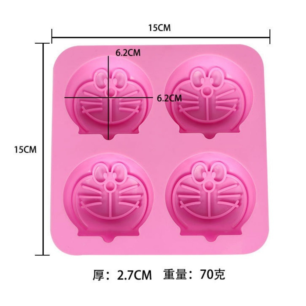 Cartoon Silicone Mold For Baking Stitch Bear Mouse Cat Pig Duck Chocolate Soap Mould Animal Cake Decorating硅胶模具(2271L) - Image 3