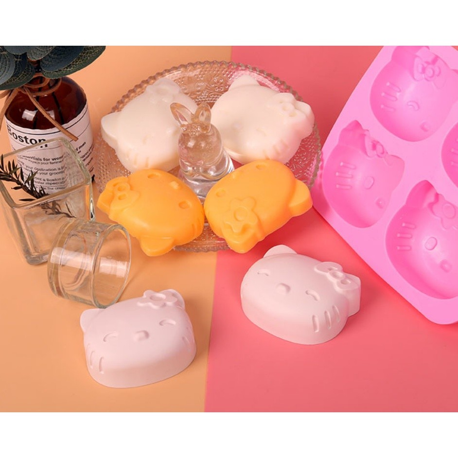 Cartoon Silicone Mold For Baking Stitch Bear Mouse Cat Pig Duck Chocolate Soap Mould Animal Cake Decorating硅胶模具(2271L) - Image 9