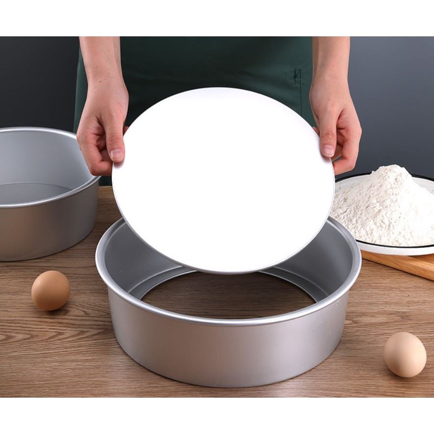 Tiered Round Cake Mold Set Daifuku Pan Aluminum Alloy Cake Pan Set Non Stick Cake Mould Removable or Fixed Bottom(2293L) - Image 3