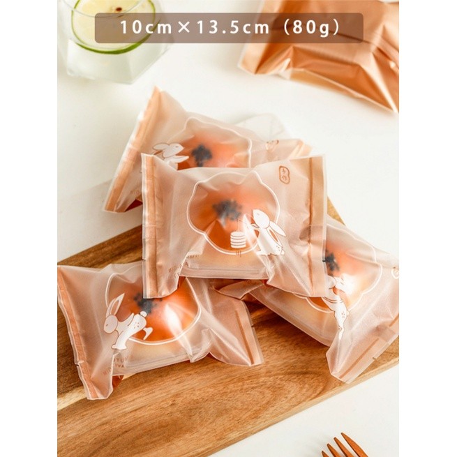 100Pcs Cake Packaging Wrapper For Moon Rabbit Baking Point Food Bag DIY Plastic Clear Gift Bag 中秋流心月饼包装袋(2229L) - Image 12