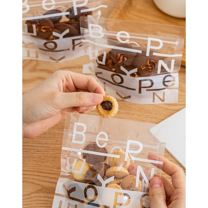 5pcs Letters Zipper Plastic Bags For Candy Chocolate Cookie Nougat Biscuit Packing Gift Bags 防水塑料封口袋(2339L) - Image 5
