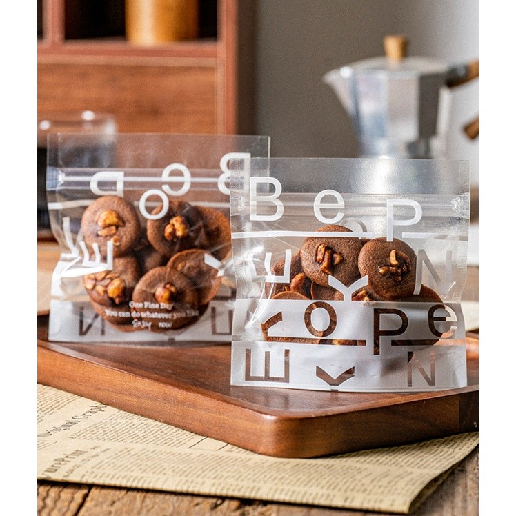 5pcs Letters Zipper Plastic Bags For Candy Chocolate Cookie Nougat Biscuit Packing Gift Bags 防水塑料封口袋(2339L) - Image 10