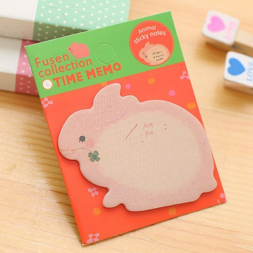 20/30pcs Cartoon Animals Cute Sticky Notes Note Paper Creative Bookmark Self-Adhesive Note Paper School 可爱便签本子(2378L) - Image 10