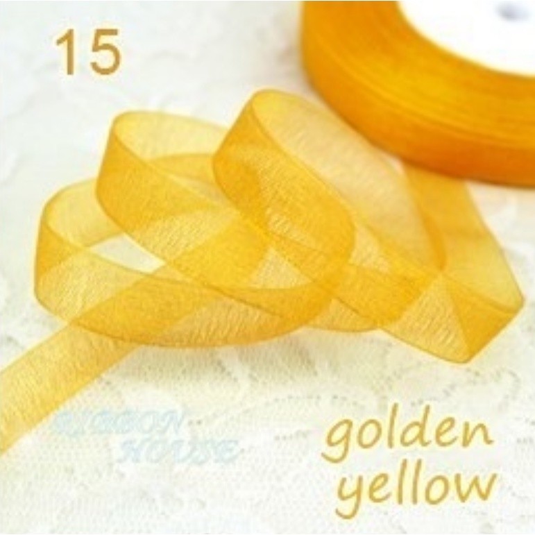 50yard 2/2.5cm Organza Ribbon gift wrapping decoration Christmas silk ribbons for Wedding DIY Craft(1074L) - Image 14