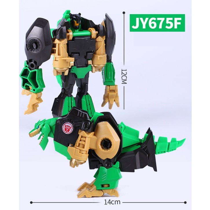 New Transforming Robot Dinosaur Car Deformation Car Toys Inertial Sliding Car Automatic Transform Toy 变形机器人(2414L) - Image 14
