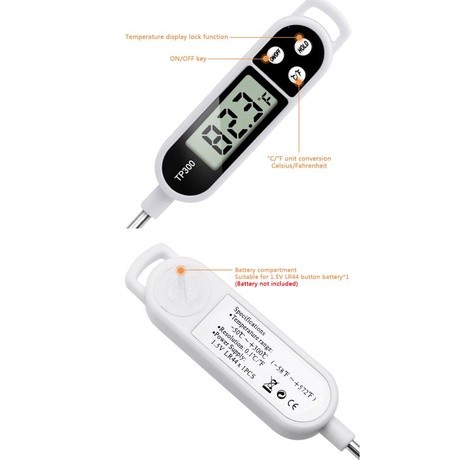 Digital Meat Thermometer Cooking Food Kitchen BBQ Probe Water Milk Oil Liquid Oven Digital Temperaure Sensor Mete(2365L) - Image 4