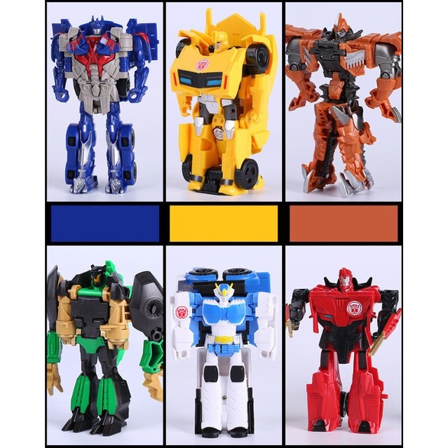 New Transforming Robot Dinosaur Car Deformation Car Toys Inertial Sliding Car Automatic Transform Toy 变形机器人(2414L) - Image 2
