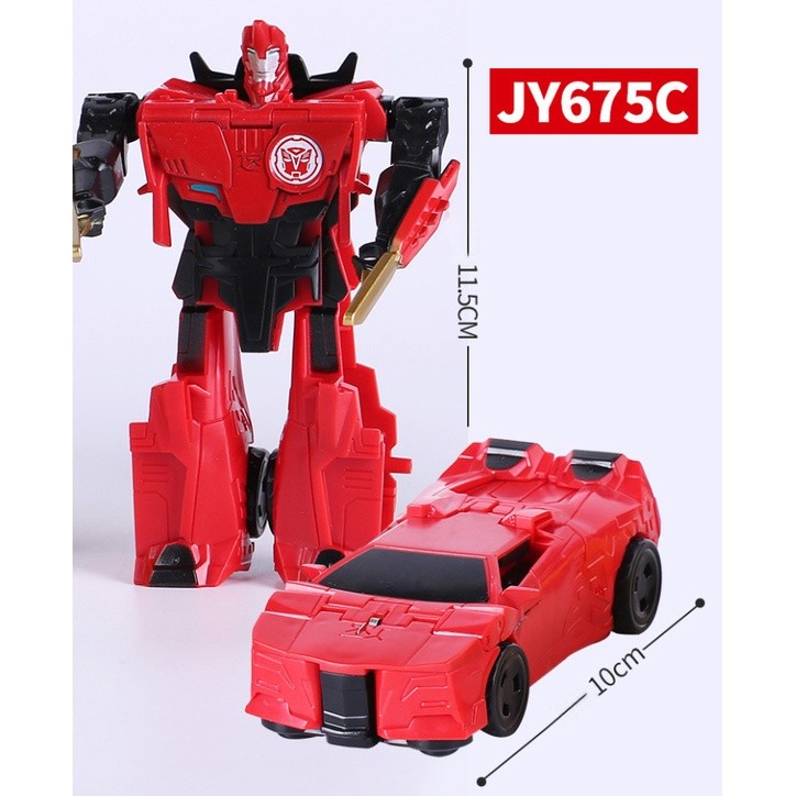 New Transforming Robot Dinosaur Car Deformation Car Toys Inertial Sliding Car Automatic Transform Toy 变形机器人(2414L) - Image 11