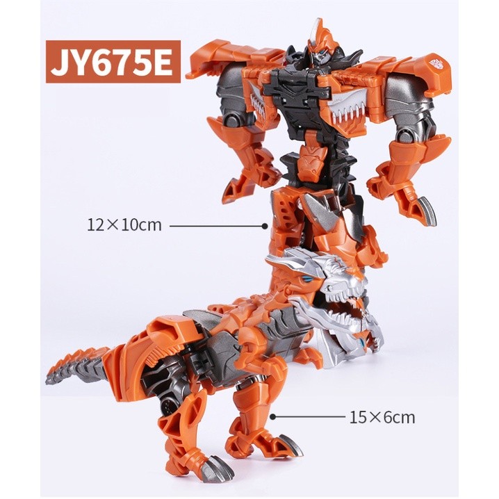 New Transforming Robot Dinosaur Car Deformation Car Toys Inertial Sliding Car Automatic Transform Toy 变形机器人(2414L) - Image 10