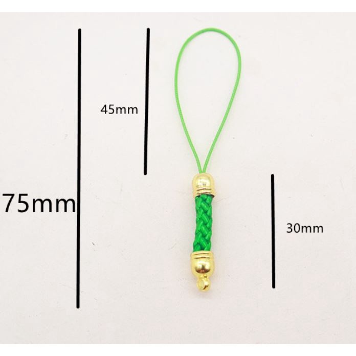 Color mobile phone chain twist braided corn rope diy accessories jewelry accessories spot mobile phone rope(2166L) - Image 2