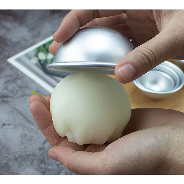 4.5cm Shallow Half Ball Shape Aluminium Hemispherical Cake Mold Egg Tarts Molds Cheese Bread Bakeware Gadget(2269L) - Image 5