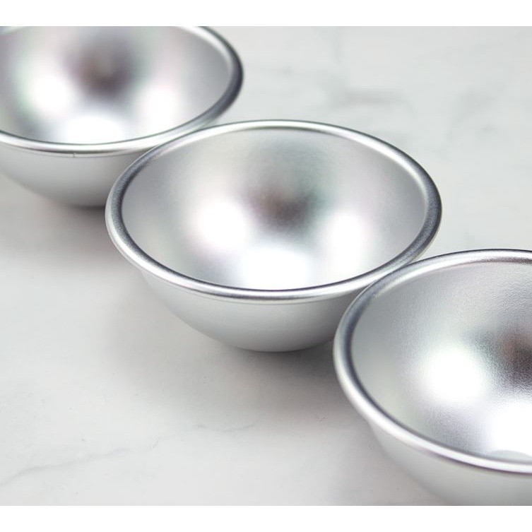 4.5cm Shallow Half Ball Shape Aluminium Hemispherical Cake Mold Egg Tarts Molds Cheese Bread Bakeware Gadget(2269L) - Image 7
