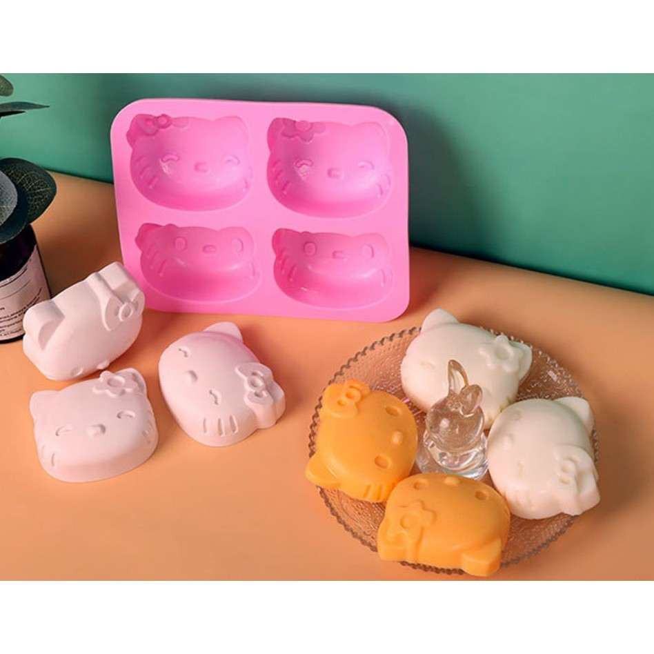 Cartoon Silicone Mold For Baking Stitch Bear Mouse Cat Pig Duck Chocolate Soap Mould Animal Cake Decorating硅胶模具(2271L) - Image 6