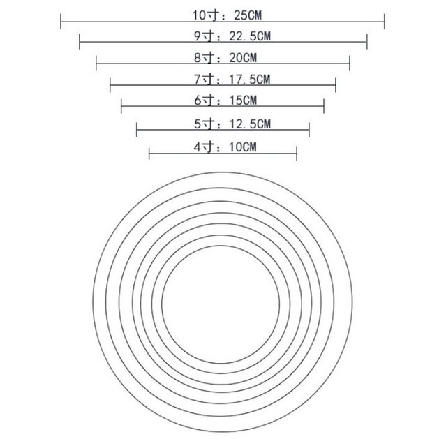 4/6/8/9/10inch Cake Ring Mold Round Shape Stainless Steel Reusable DIY Baking Tool Mousse Circle Kitchen Access (2285L) - Image 6