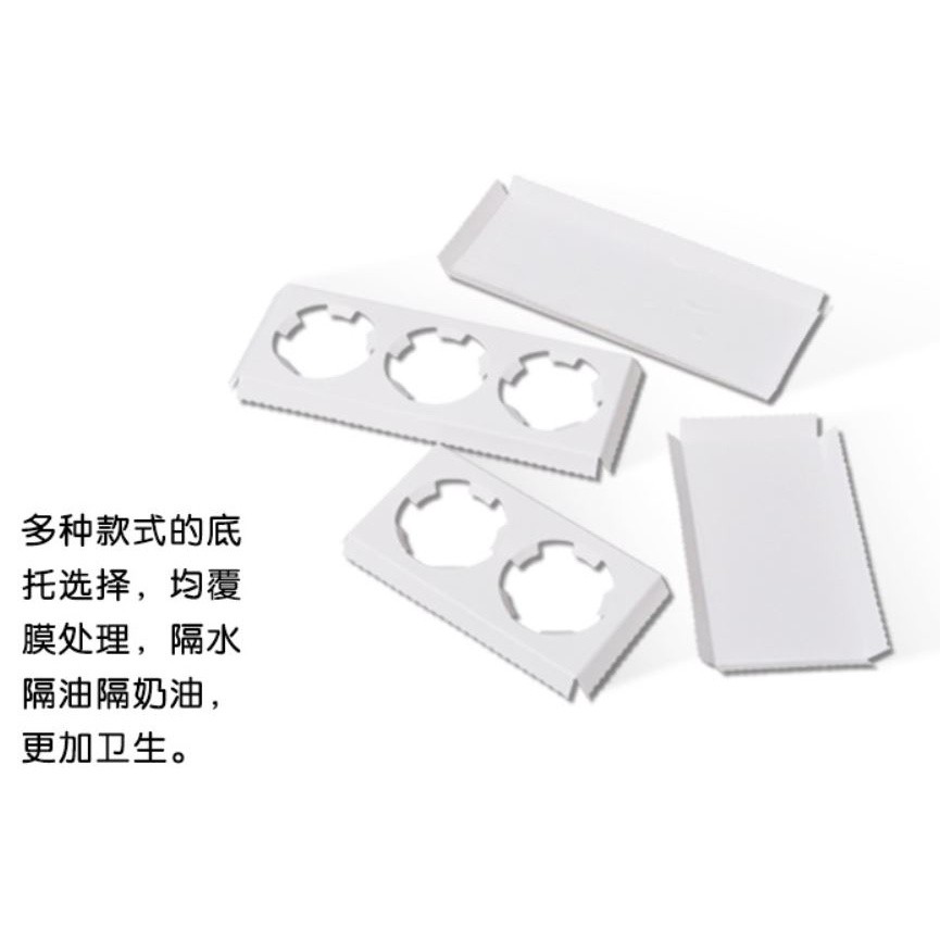 2/4/6/12grids cupcake muffin box folding portable cup cake box window glass paper mousse cake box(1008L) - Image 6