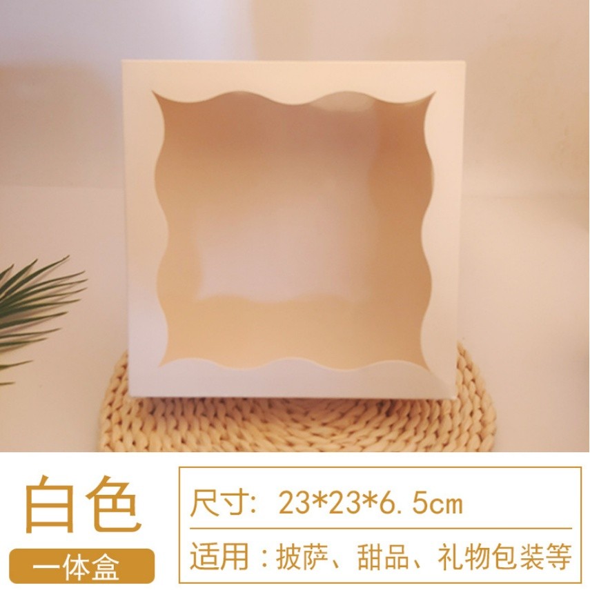 1pc Cookie Boxes, Bakery Boxes, Brown Kraft Cake Boxes with Window, for Pies, Donuts,Pastry, Baking Tools蛋糕盒(2290L) - Image 14