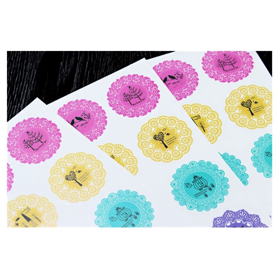 Handmade Food Labels Self-adhesive Kraft Retro Paper Mooncake Food Sealing Bottle Label Jam 不干胶封口贴自粘贴(165L) - Image 19