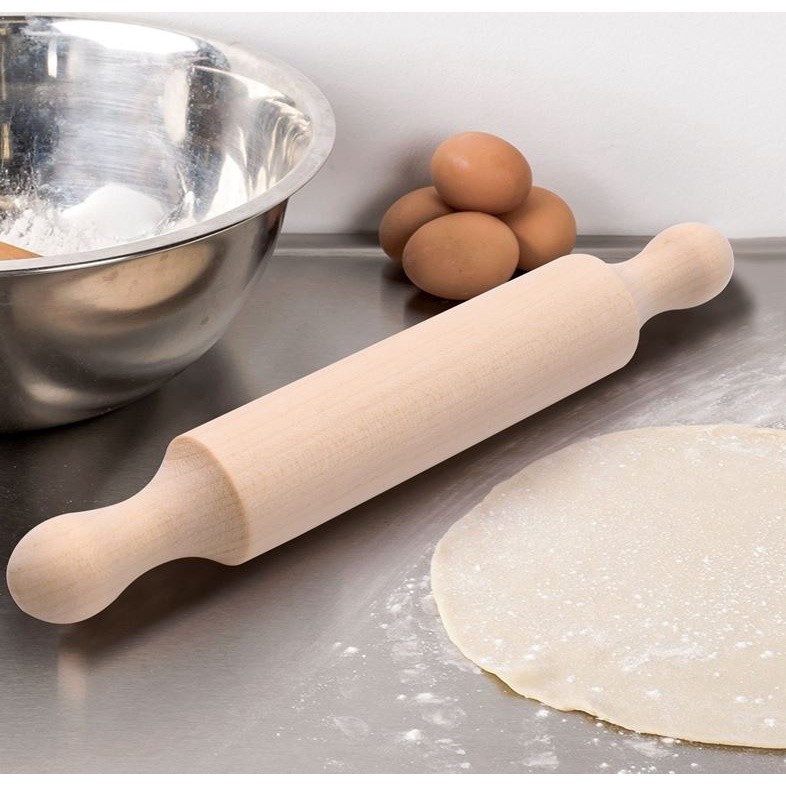 Wooden Rolling Pin Pizza Bread Dough Roller Cooking Baking Tools Fondant Cake Decor Rolling Stick Kitchen Access(2288L) - Image 2