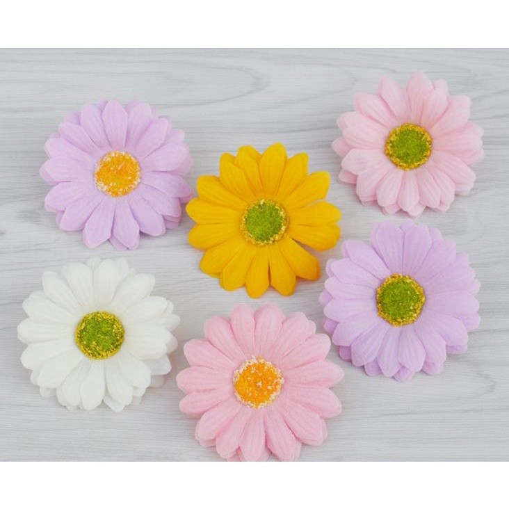 7cm Chrysanthemum Soap Flower Head Bouquet Gift Box with DIY Wedding Valentine Gift Decoration Home Display (1228L)