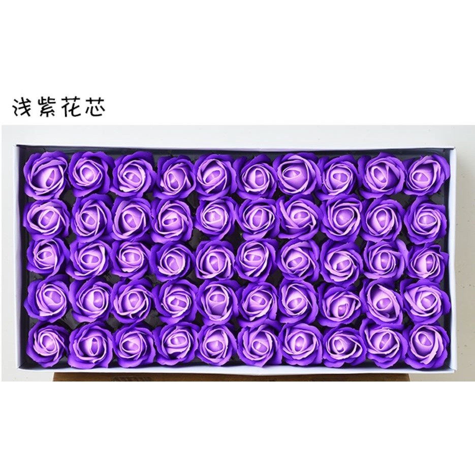 Diameter 4.5cm three layer soap flower rose tricolor overlay Christmas Valentine's Day gift bouquet DIY (649L) - Image 8