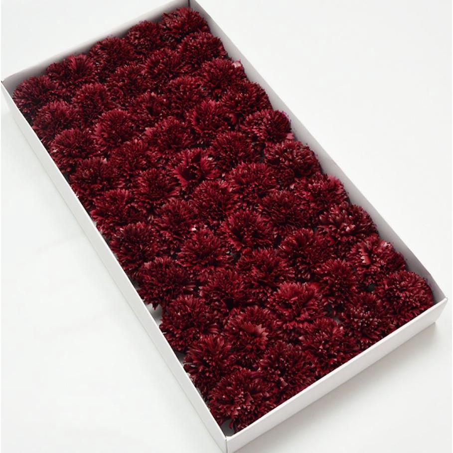 50pc/box Soap 5 layer Carnation Flowers Mother's Day Gift Artificial Flower Decoration Home Wedding Party Decor (645L) - Image 13