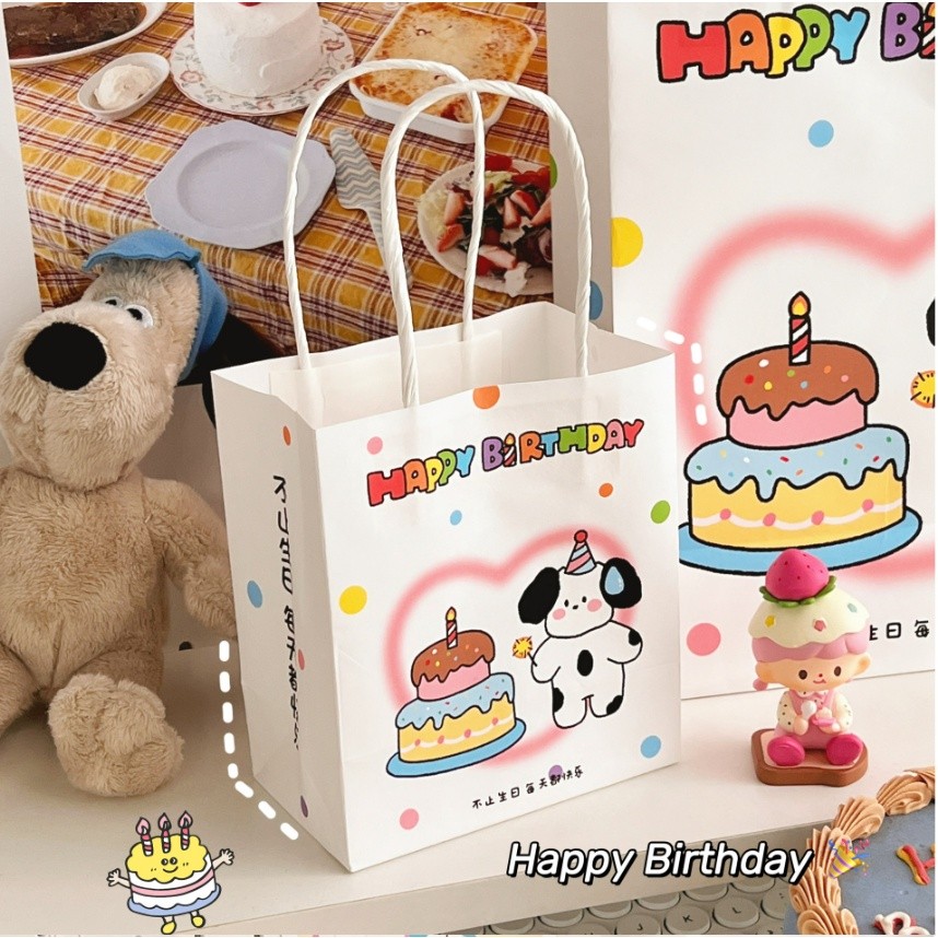 1pc party candy paper bags Festival Gift Bag kawaii packaging Chocolate Multifunction Recyclable wedding 牛皮纸袋 (2292L) - Image 3