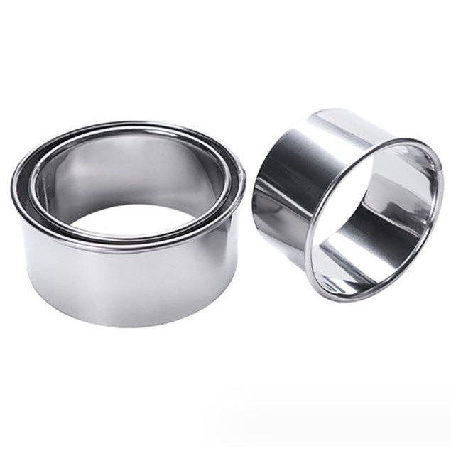 3PCS Round Stainless Steel Biscuit Mold Dumpling Skin Cutting Mold DIY Biscuit Pastry Cake Baking Tools Kitchen(2294L) - Image 6