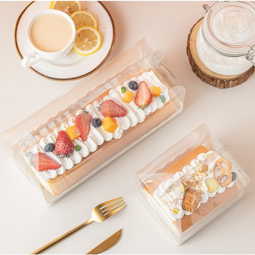 Handle Transparent Birthday Cake Boxes With Paper Tray Wedding Handmade Gift Supplies Baby Show Favor Box(1010L) - Image 8