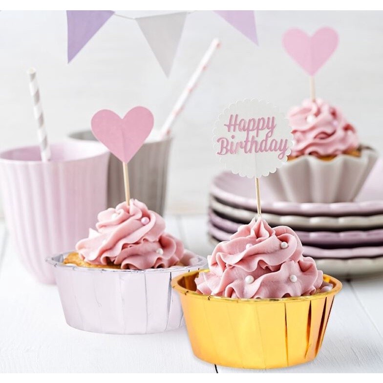 10pcs Cupcake Paper Cup Oilproof Cupcake Liner Baking Cup Tray Case Wedding Party Caissettes (1476L) - Image 3