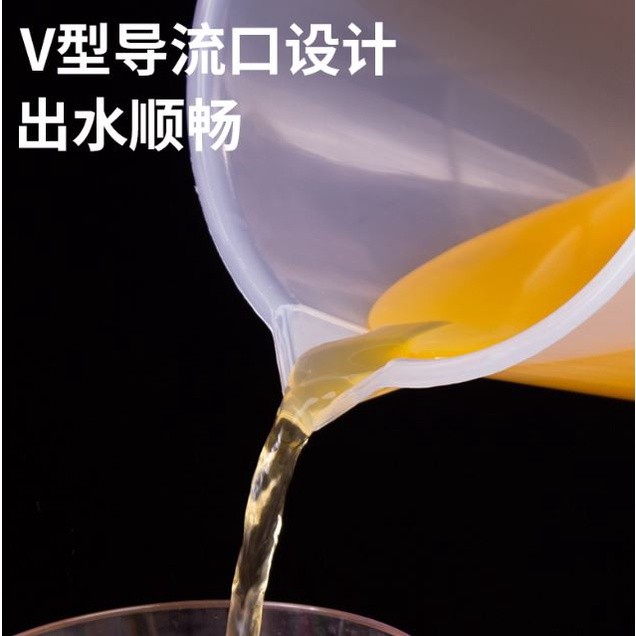 500-2000ml Plastic Measuring Cup Beaker Laboratory,Transparent Measuring Cup with Top Cover container (2321L) - Image 2