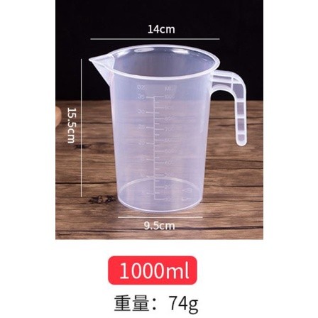 500-2000ml Plastic Measuring Cup Beaker Laboratory,Transparent Measuring Cup with Top Cover container (2321L) - Image 8