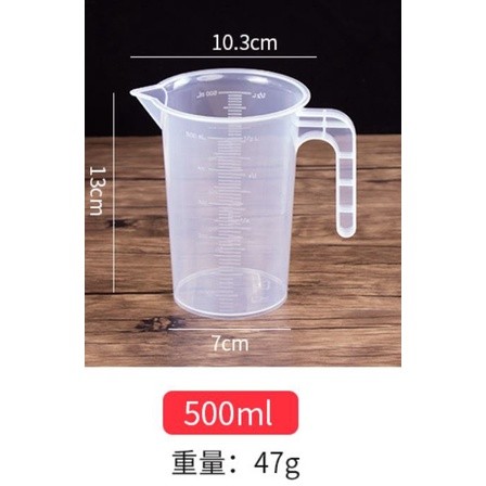 500-2000ml Plastic Measuring Cup Beaker Laboratory,Transparent Measuring Cup with Top Cover container (2321L) - Image 9