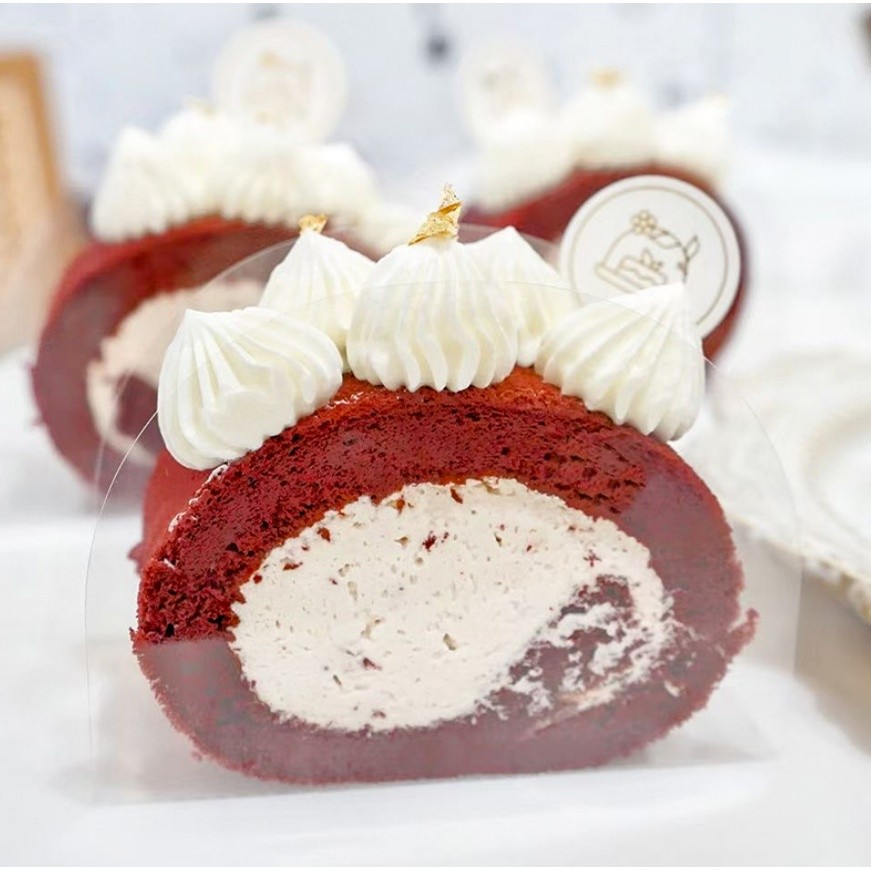 1pc Triangular Plastic Cake Holder Mousse Cake Container Clear PVC Sandwich Food Packaging Pad 切块蛋糕三角围边(2323L) - Image 3