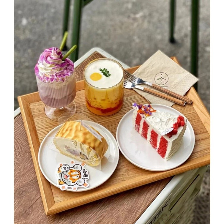 1pc Triangular Plastic Cake Holder Mousse Cake Container Clear PVC Sandwich Food Packaging Pad 切块蛋糕三角围边(2323L) - Image 4