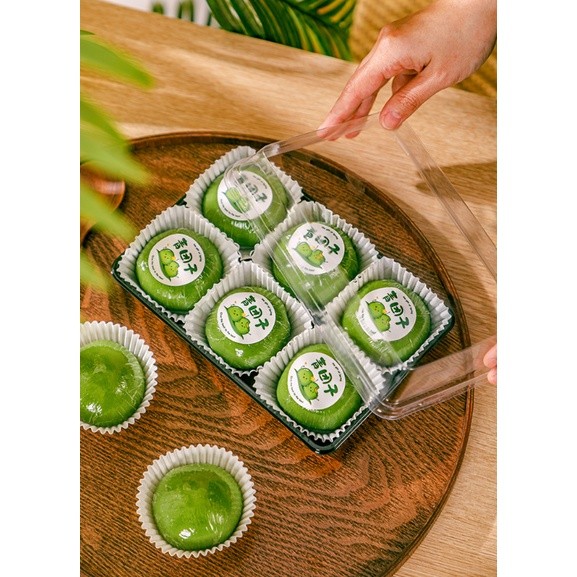 Rectangle Plastic Transparent Moon Cake Boxes Dessert Macarons Boxes Pastry Packaging Boxes Packaging Egg-Yolk吸塑盒(2328L) - Image 5