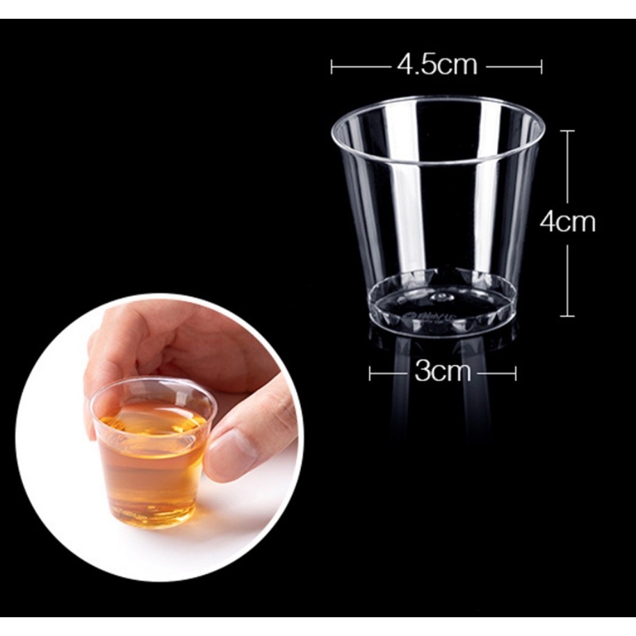 20/50pcs Mini Dessert Cup Mousse Ice Cream Cup Party Appetizers Bowl Pudding Cup Kitchen Accessories 加厚硬塑料杯(2330L) - Image 8