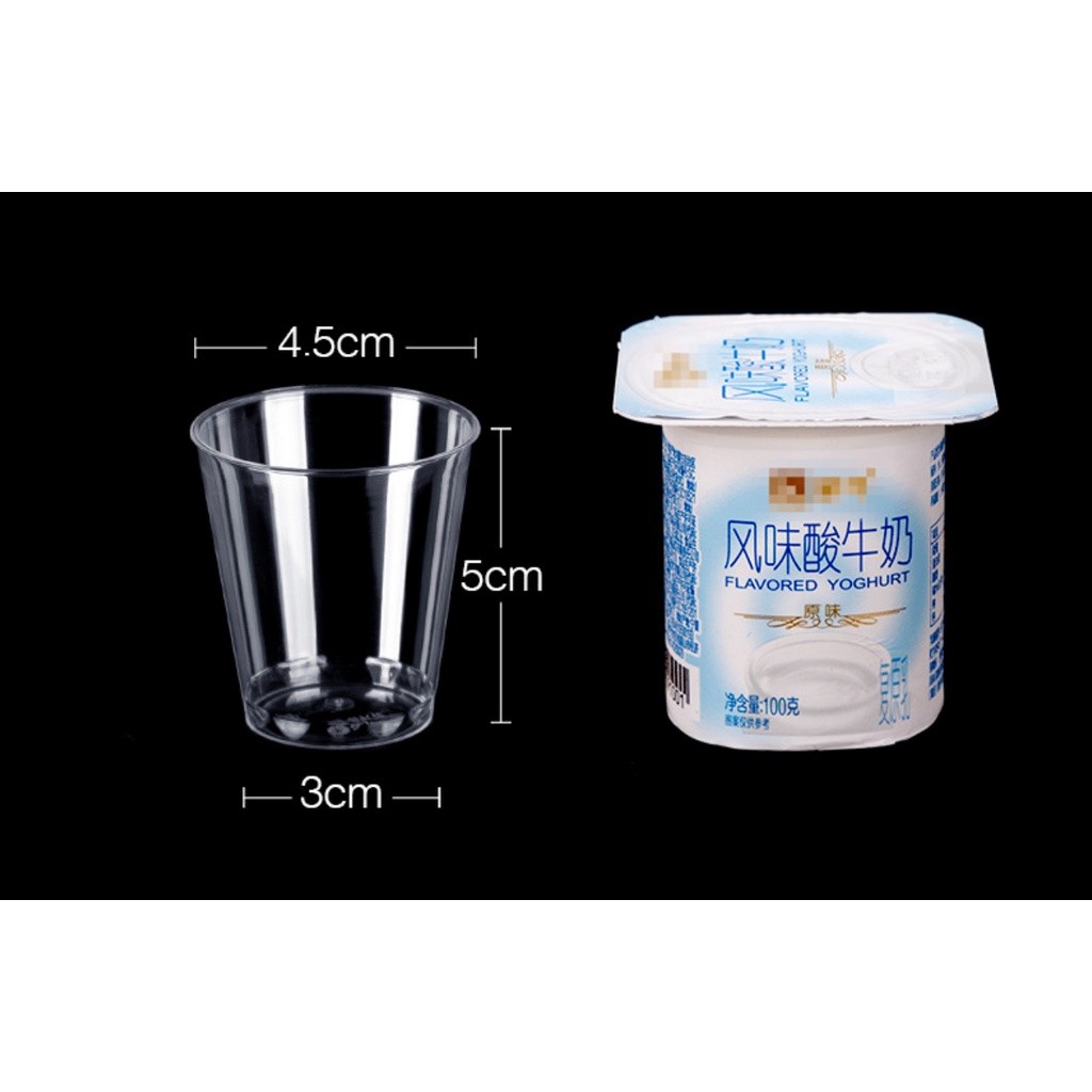 20/50pcs Mini Dessert Cup Mousse Ice Cream Cup Party Appetizers Bowl Pudding Cup Kitchen Accessories 加厚硬塑料杯(2330L) - Image 9