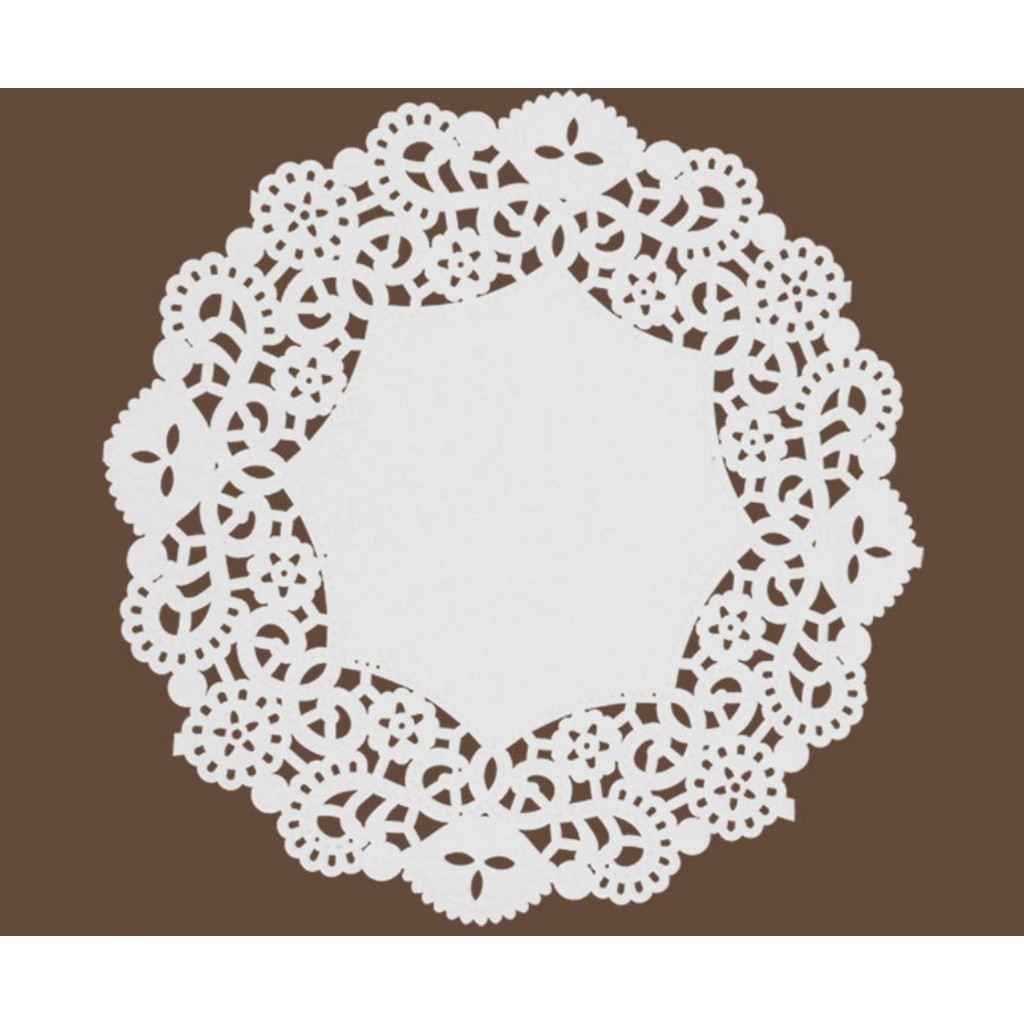 1 Set Of Round/Ellipse Cake Flower Base Paper Baking Oil-Absorbent Paper Lace Paper Fried Dessert Paper(1272L) - Image 11