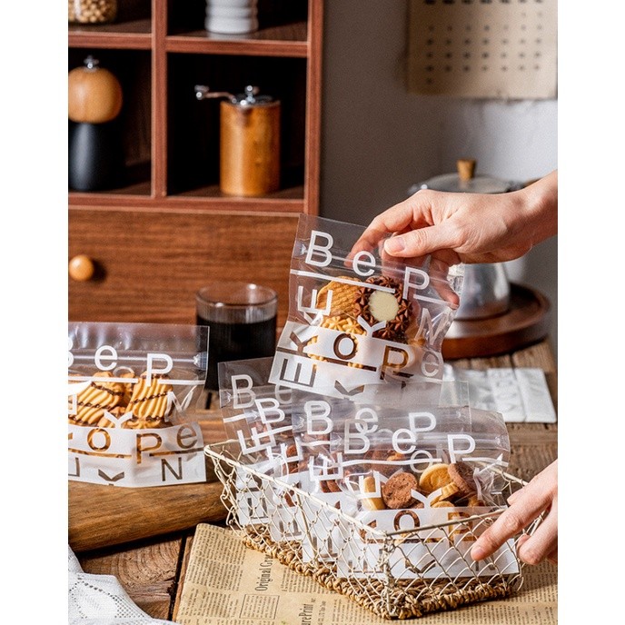 5pcs Letters Zipper Plastic Bags For Candy Chocolate Cookie Nougat Biscuit Packing Gift Bags 防水塑料封口袋(2339L) - Image 2