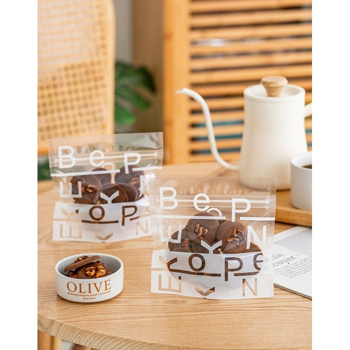5pcs Letters Zipper Plastic Bags For Candy Chocolate Cookie Nougat Biscuit Packing Gift Bags 防水塑料封口袋(2339L) - Image 4